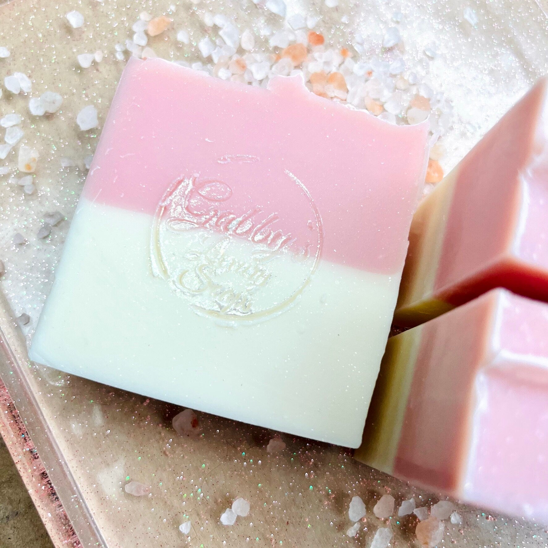 Pink Salt & Waterlily Shea Butter Artisan Soap