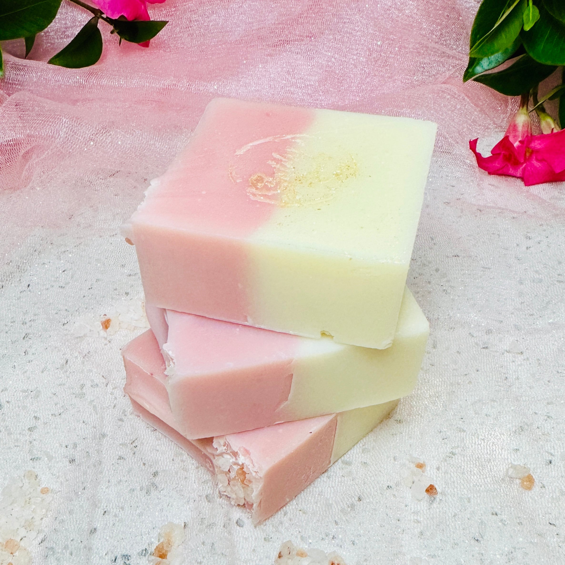 Pink Salt & Waterlily Shea Butter Artisan Soap