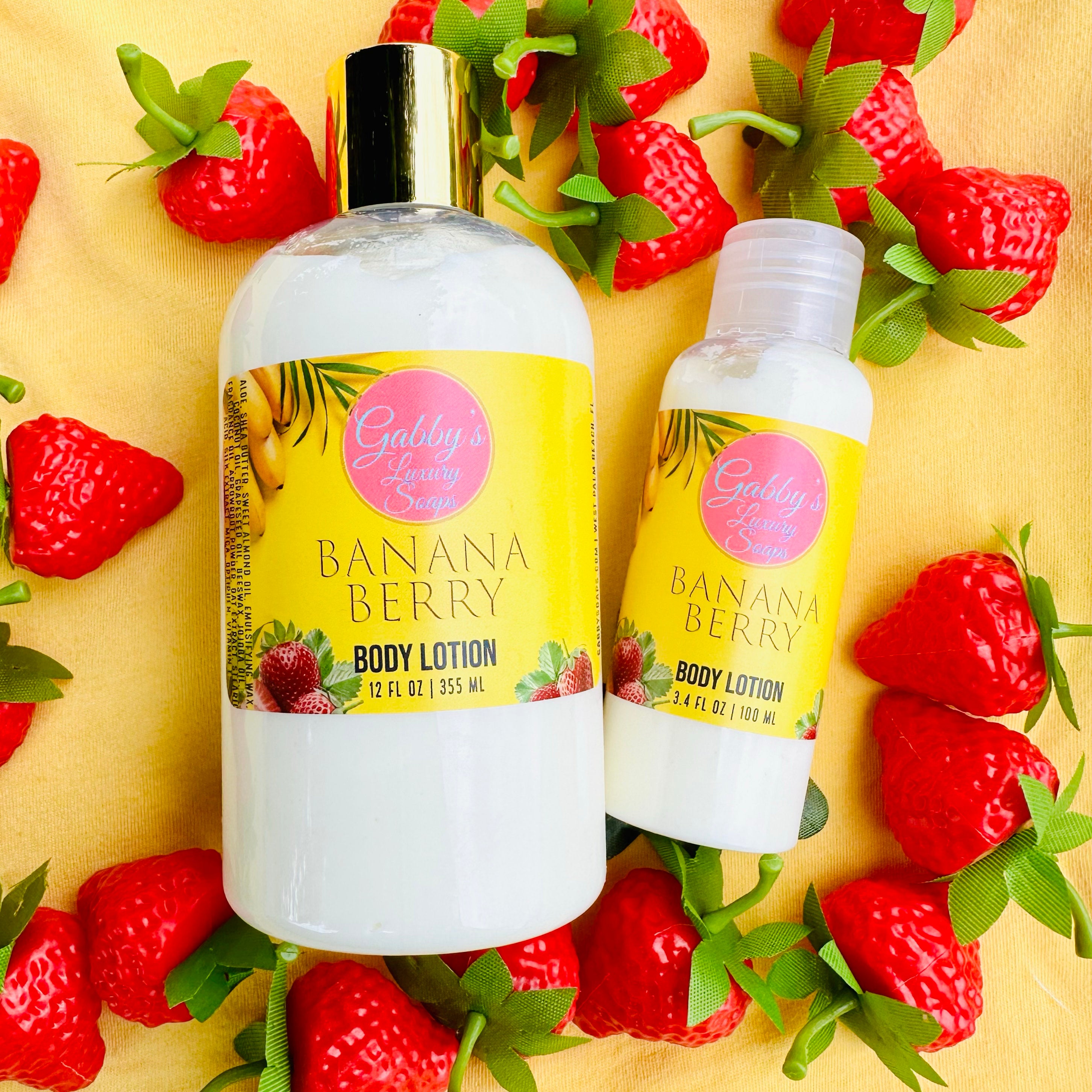 Banana Berry Aloe & Shea Nourishing Body Lotion with Vitamin E