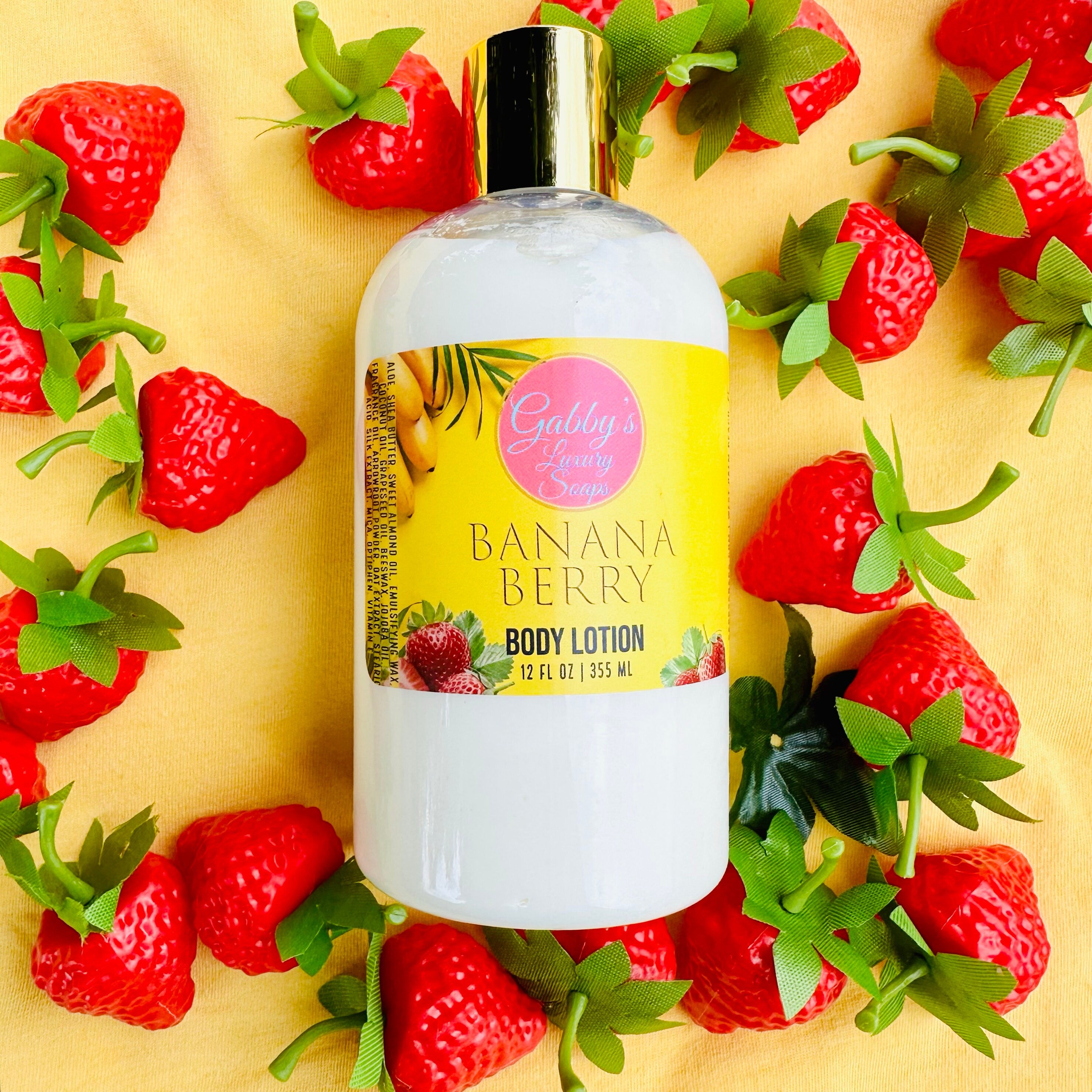 Banana Berry Aloe & Shea Nourishing Body Lotion with Vitamin E