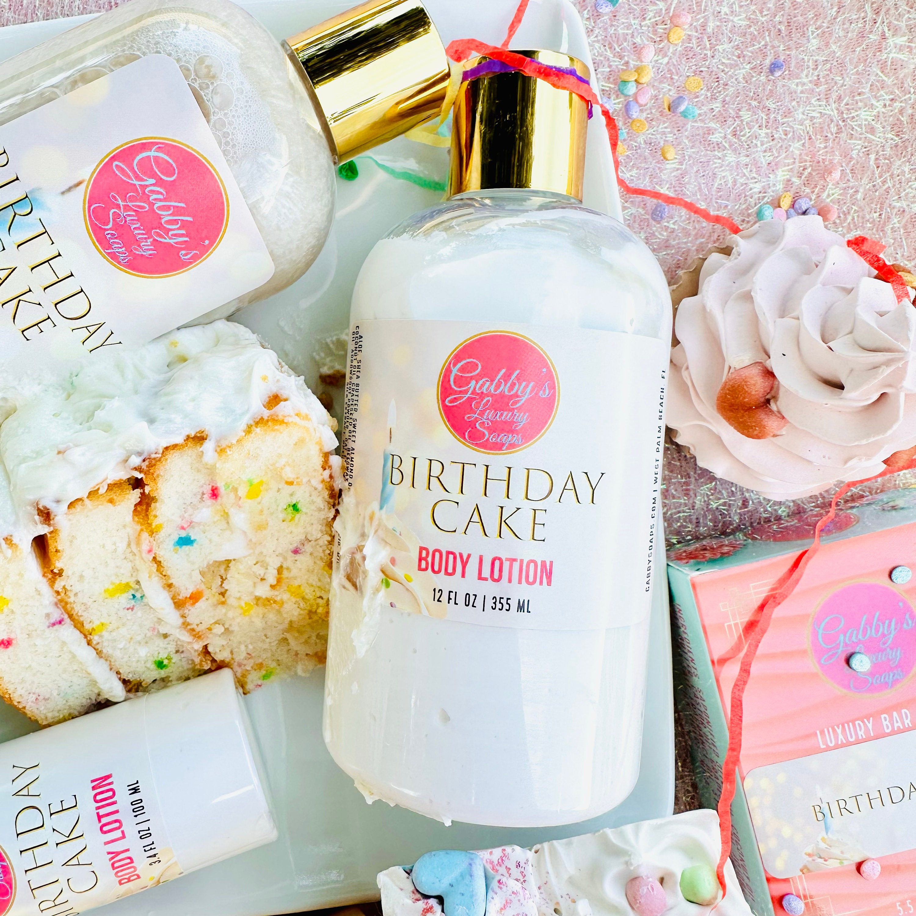 Birthday Cake Aloe & Shea Nourishing Body Lotion with Vitamin E