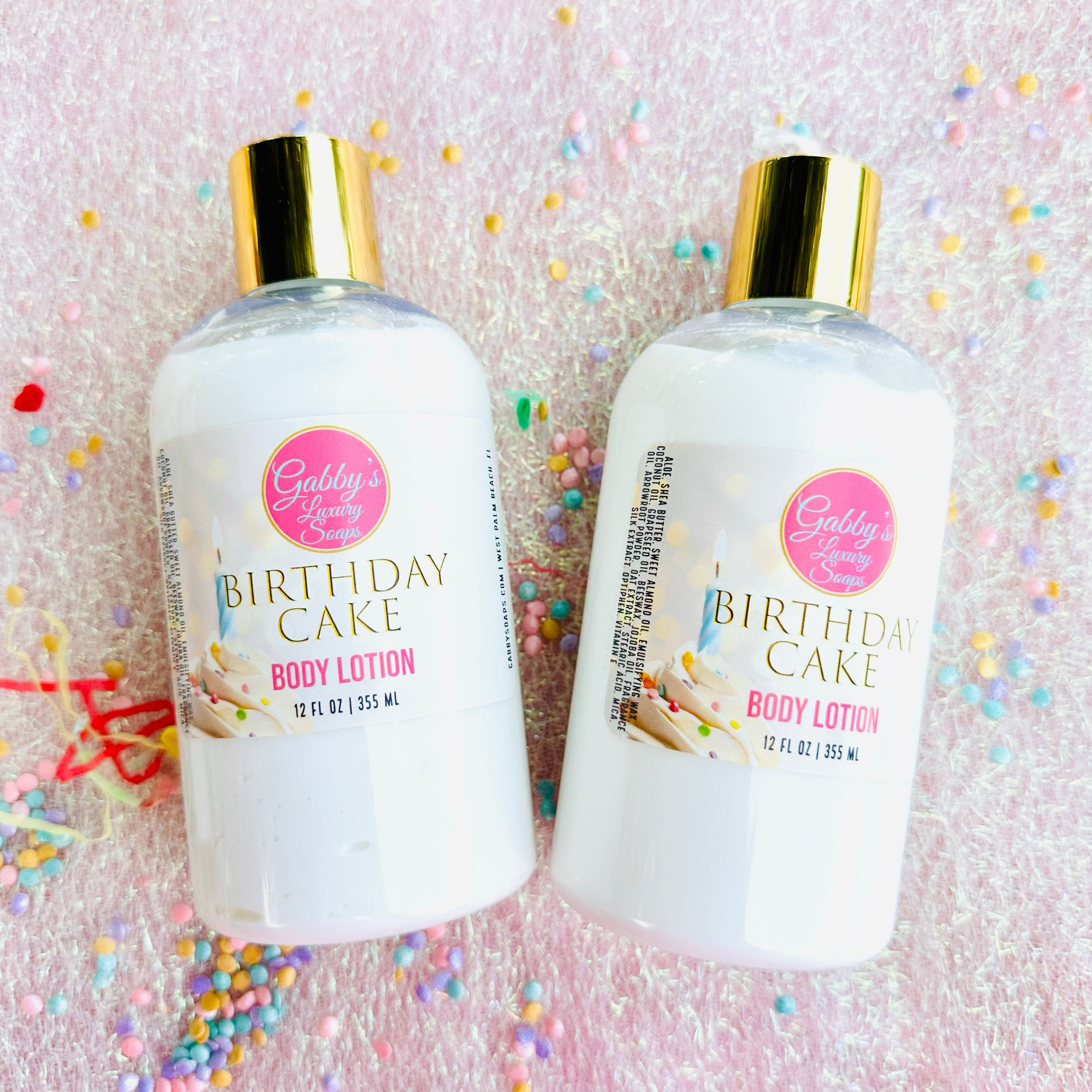 Birthday Cake Aloe & Shea Nourishing Body Lotion with Vitamin E