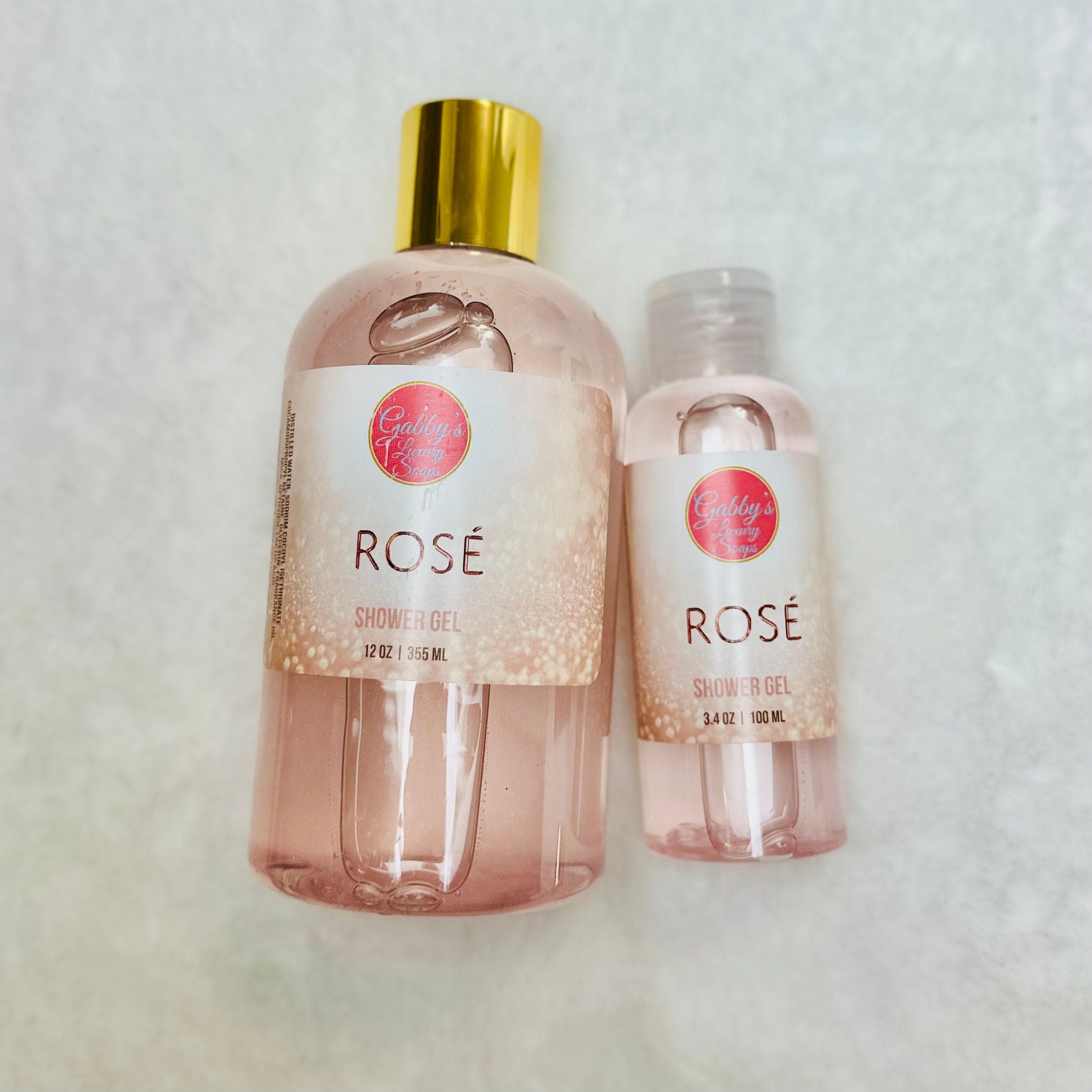 Rosé Bath & Shower Gel -large and travel size