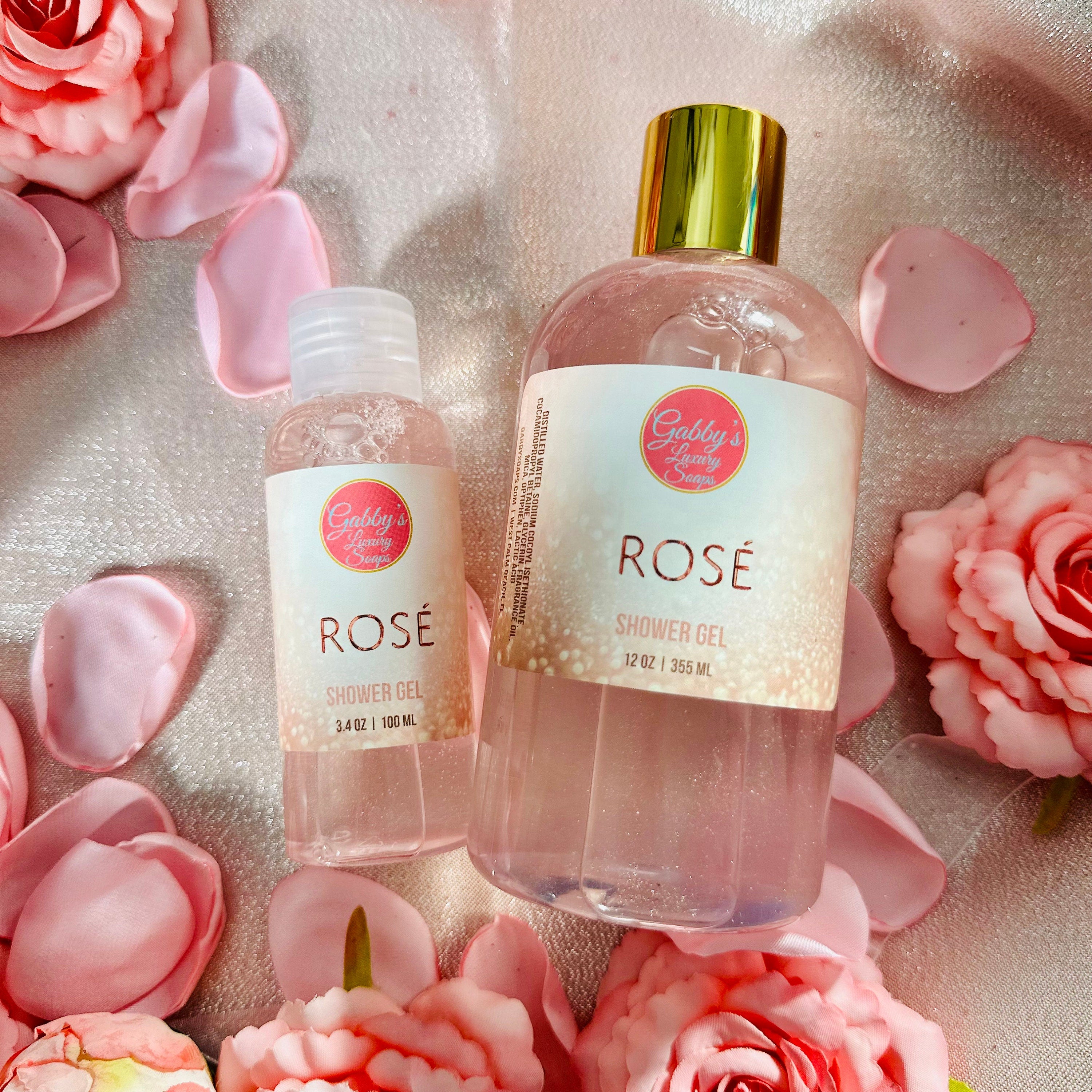 Rosé Bath & Shower Gel -large and travel size