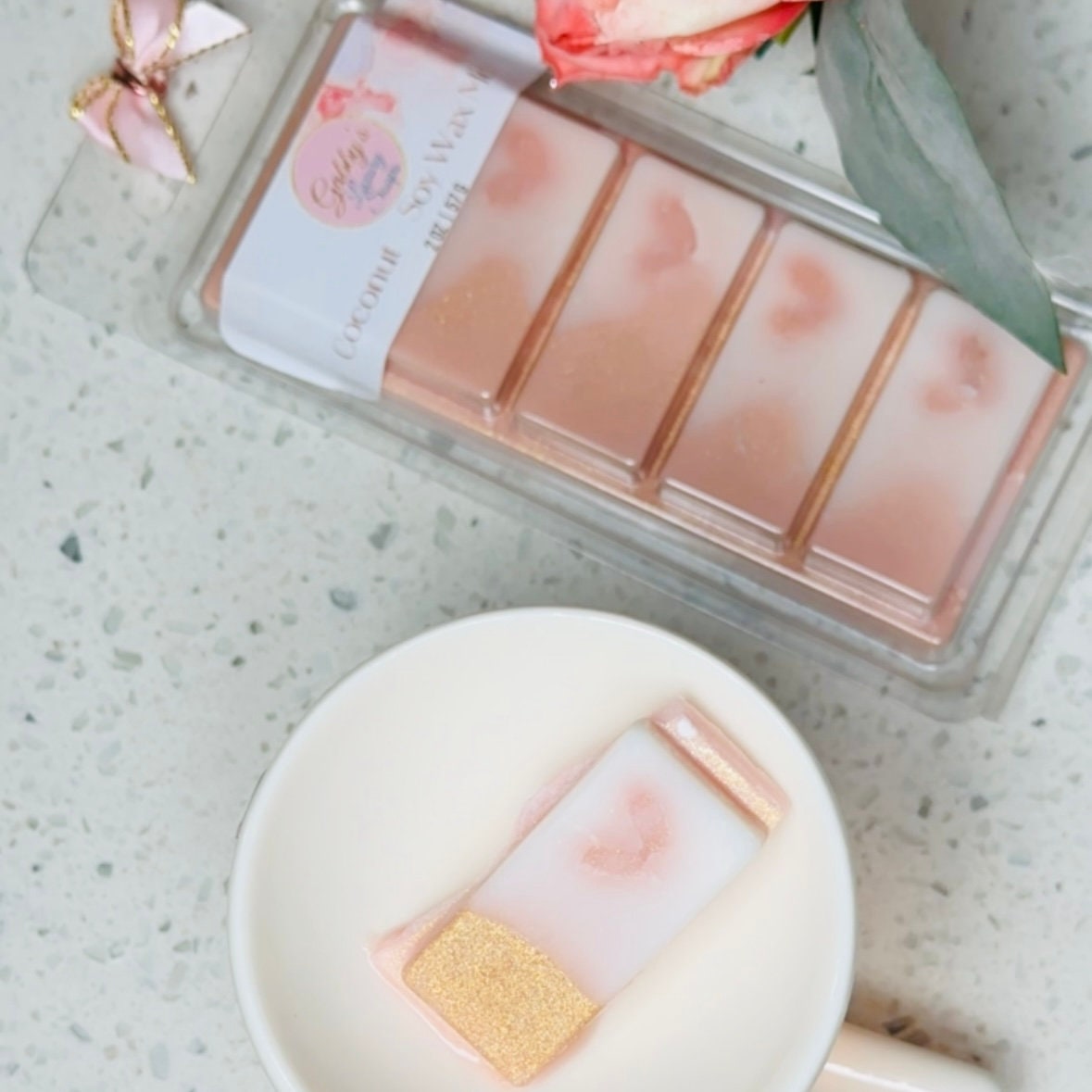 Rose Gold Coconut Wax + Soy Wax Melt