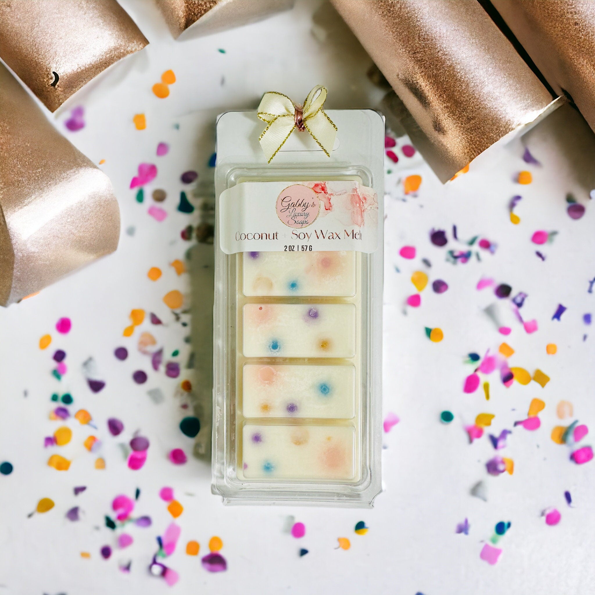 Birthday Cake Confetti Coconut Wax + Soy Wax Melt