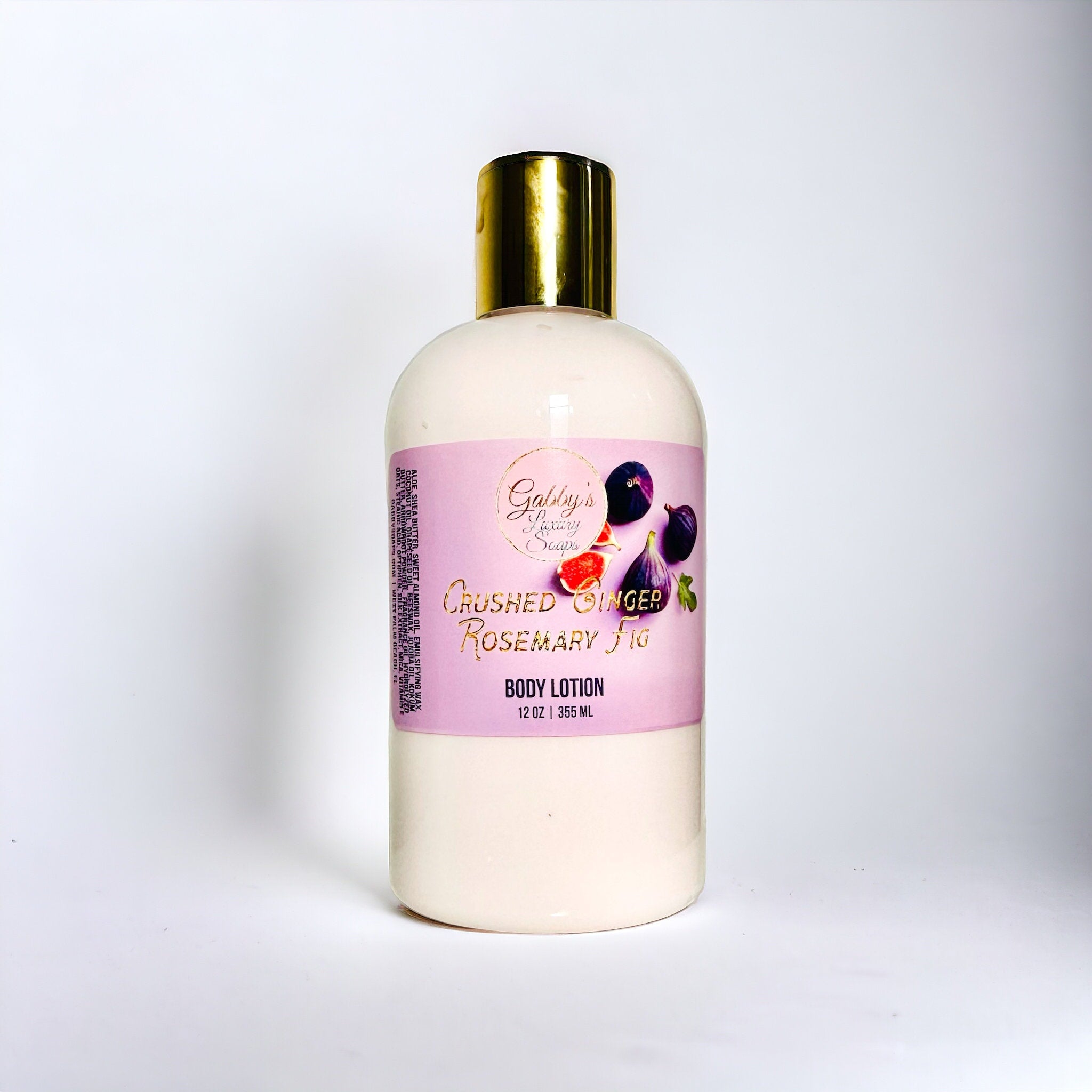 Crushed Ginger Rosemary Fig Aloe, Shea + Kokum Butter Silky Body Lotion