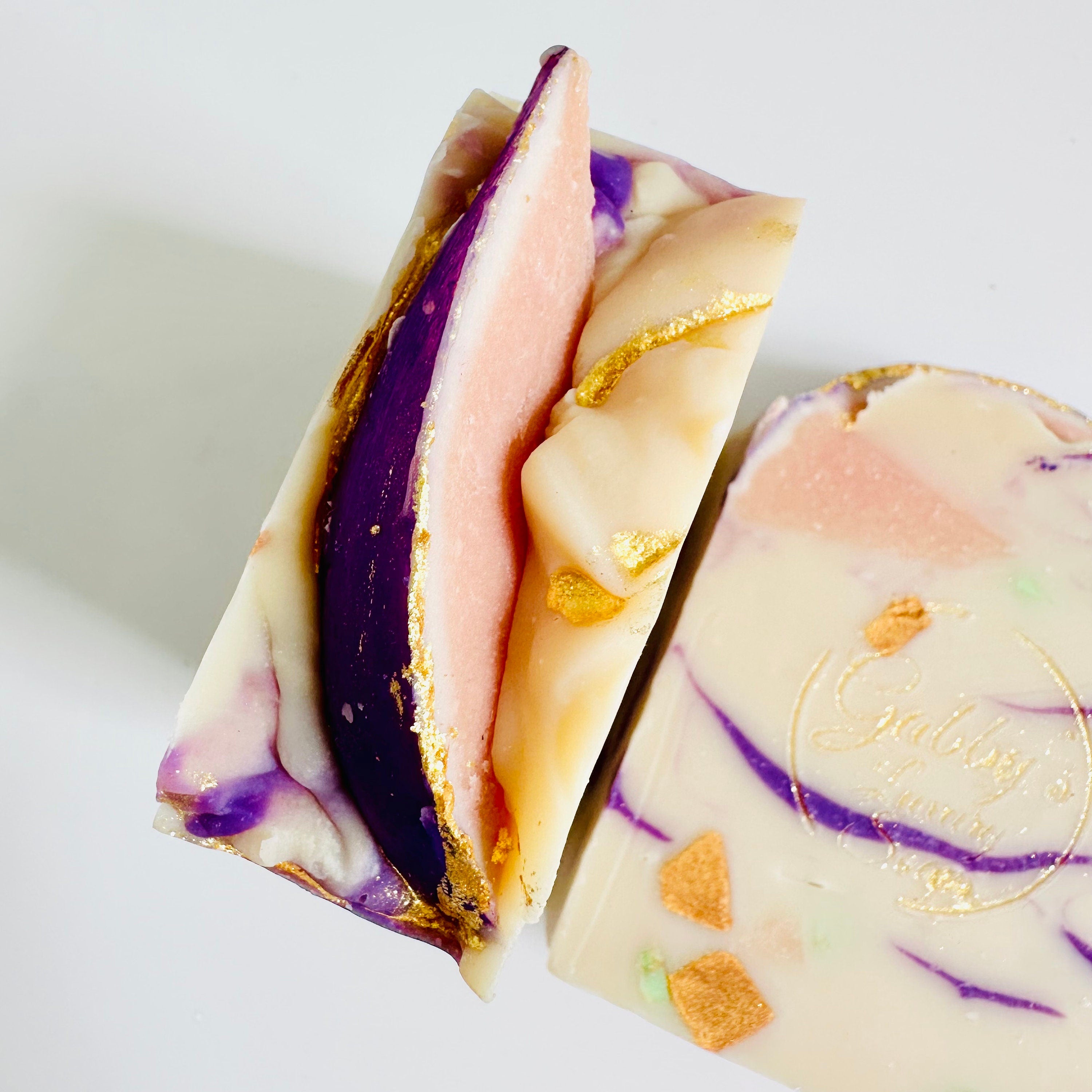 Crushed Ginger Rosemary Fig Shea Butter Artisan Soap