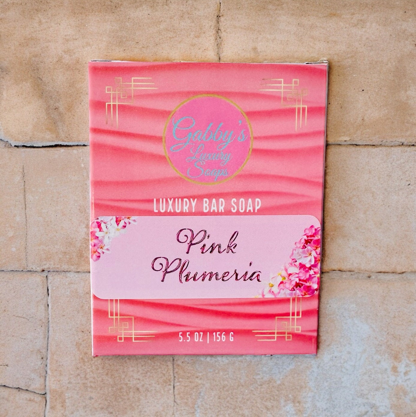 Pink Plumeria Shea Butter Artisan Soap