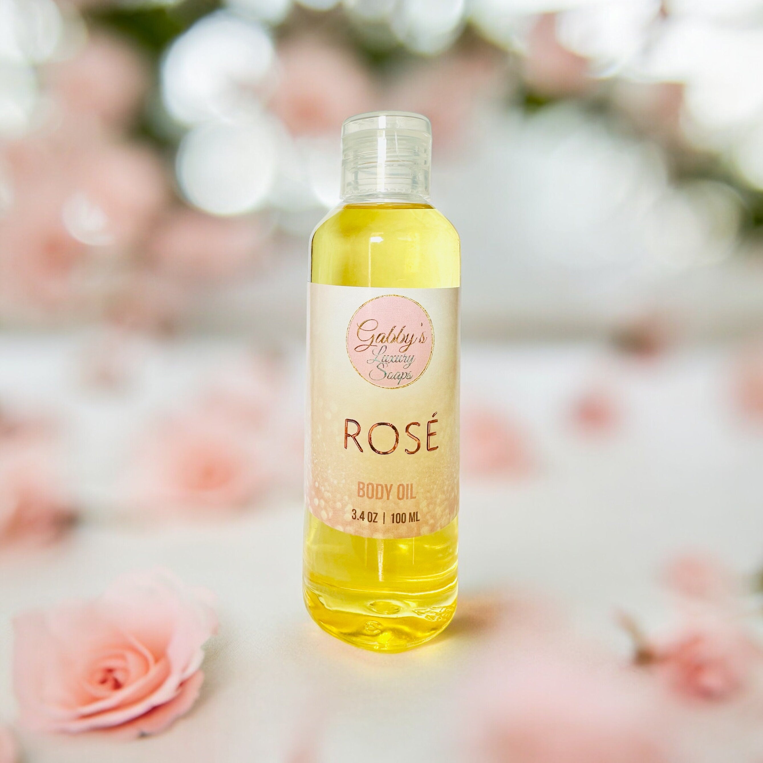 Rosé Scented Lightweight Hair & Body Oil - 3.4 Oz - 100ML