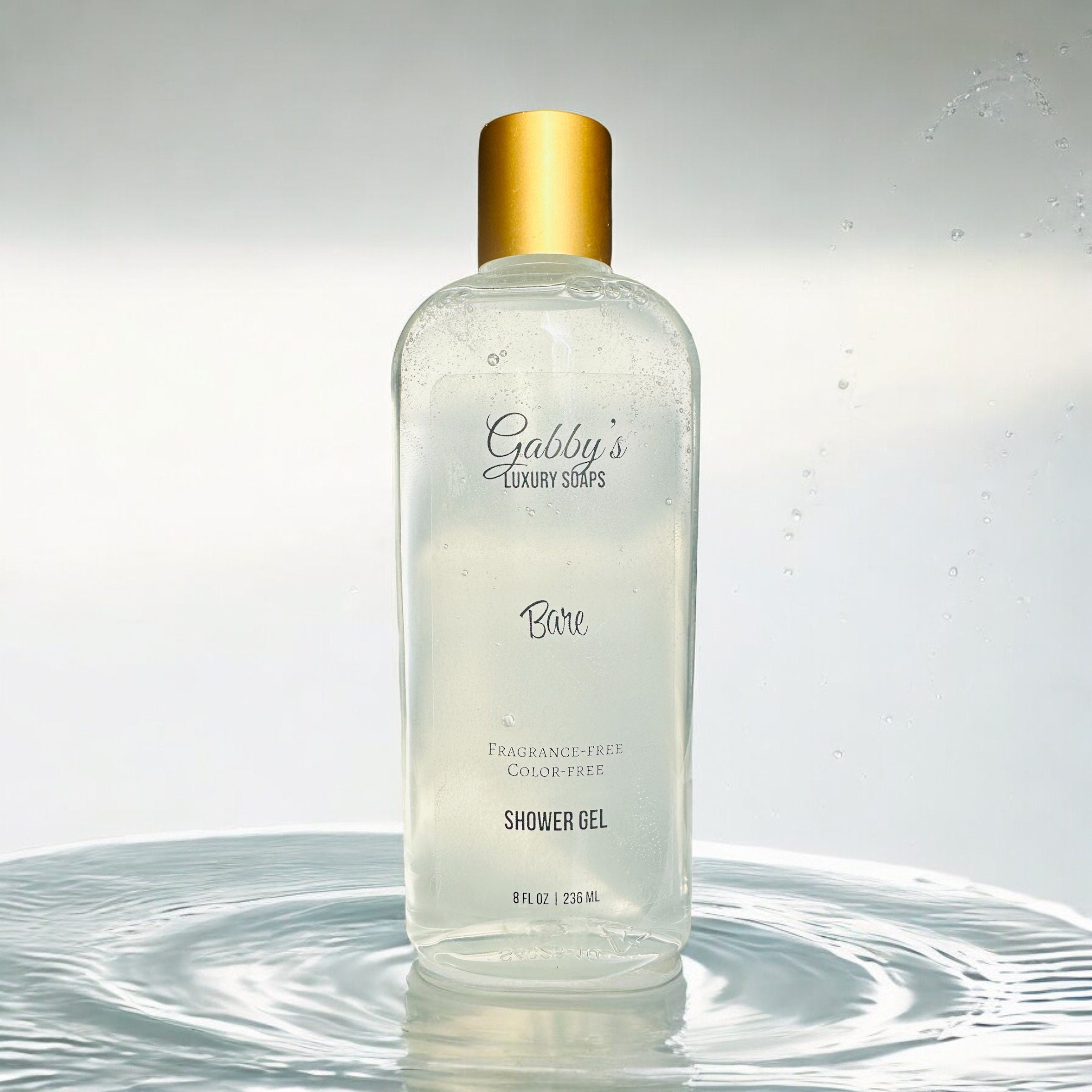 Bare color-Free, Fragrance-Free Plant-Derived Bath & Shower Gel