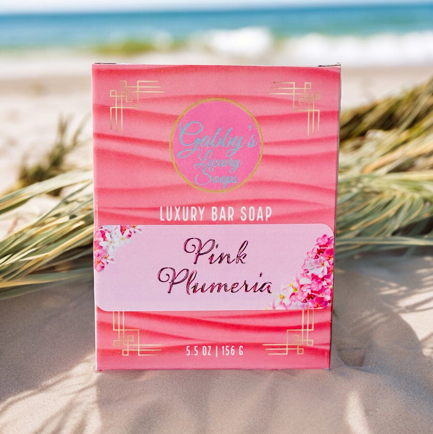 Pink Plumeria Shea Butter Artisan Soap