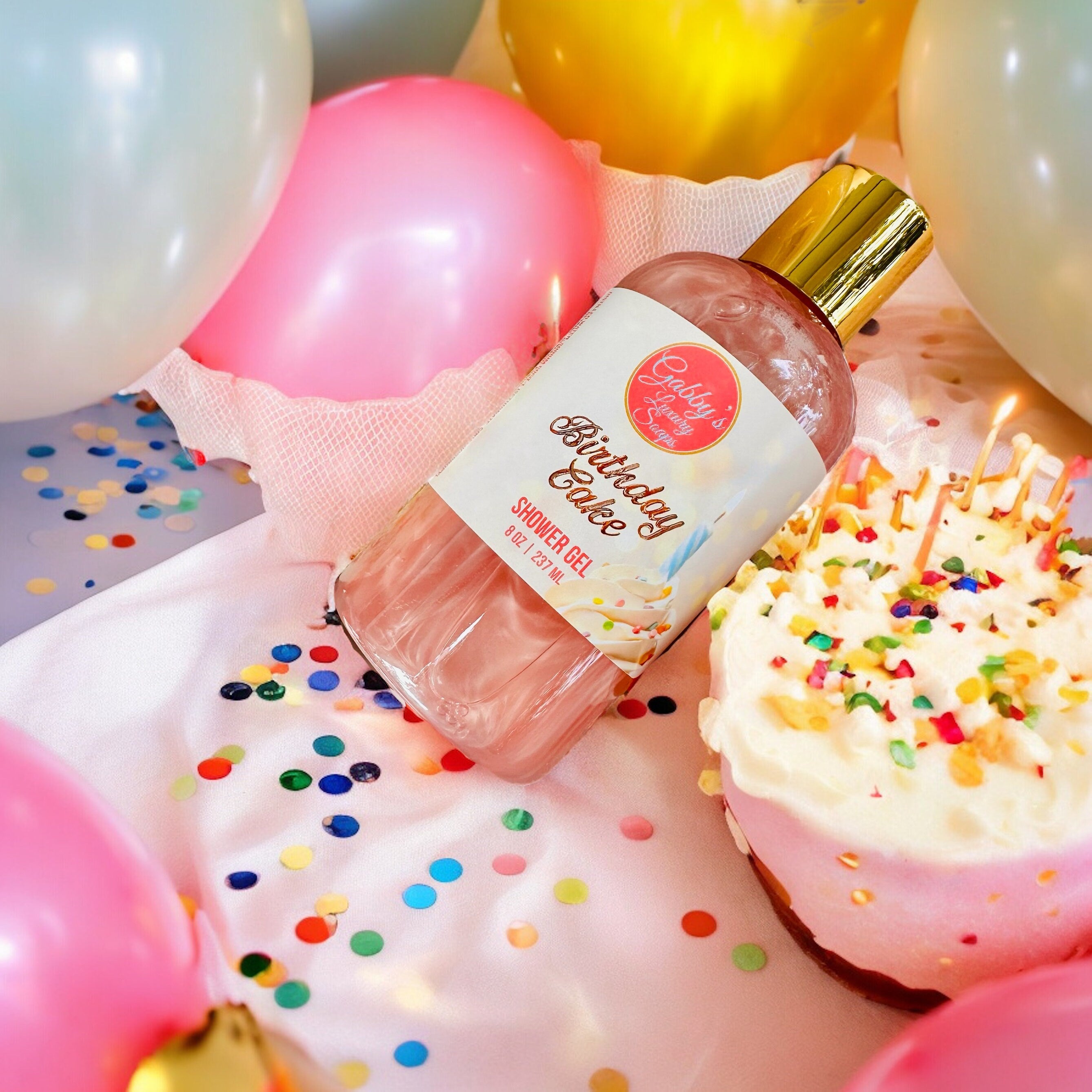 Birthday Cake Bath and Shower Gel - 8oz