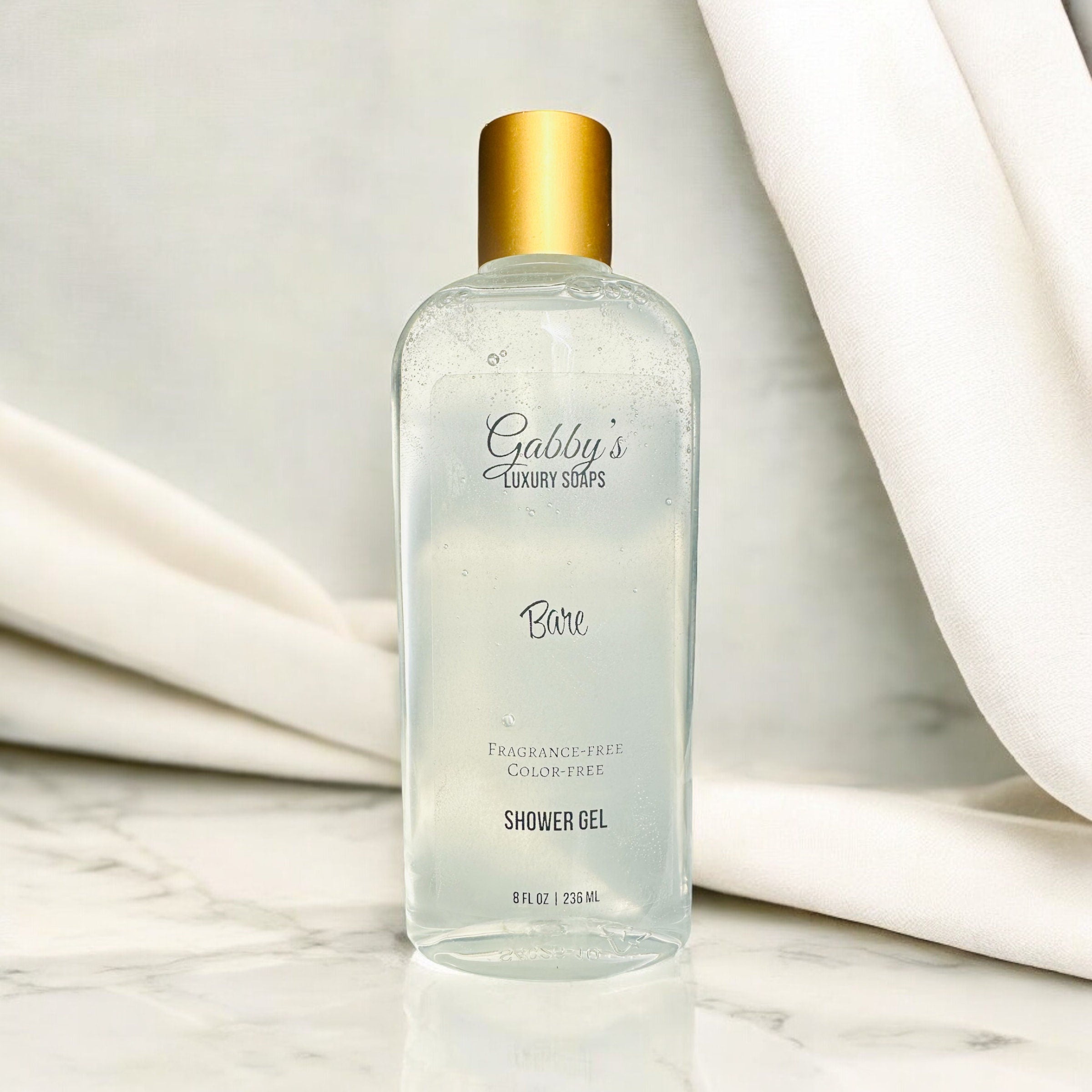 Bare color-Free, Fragrance-Free Plant-Derived Bath & Shower Gel