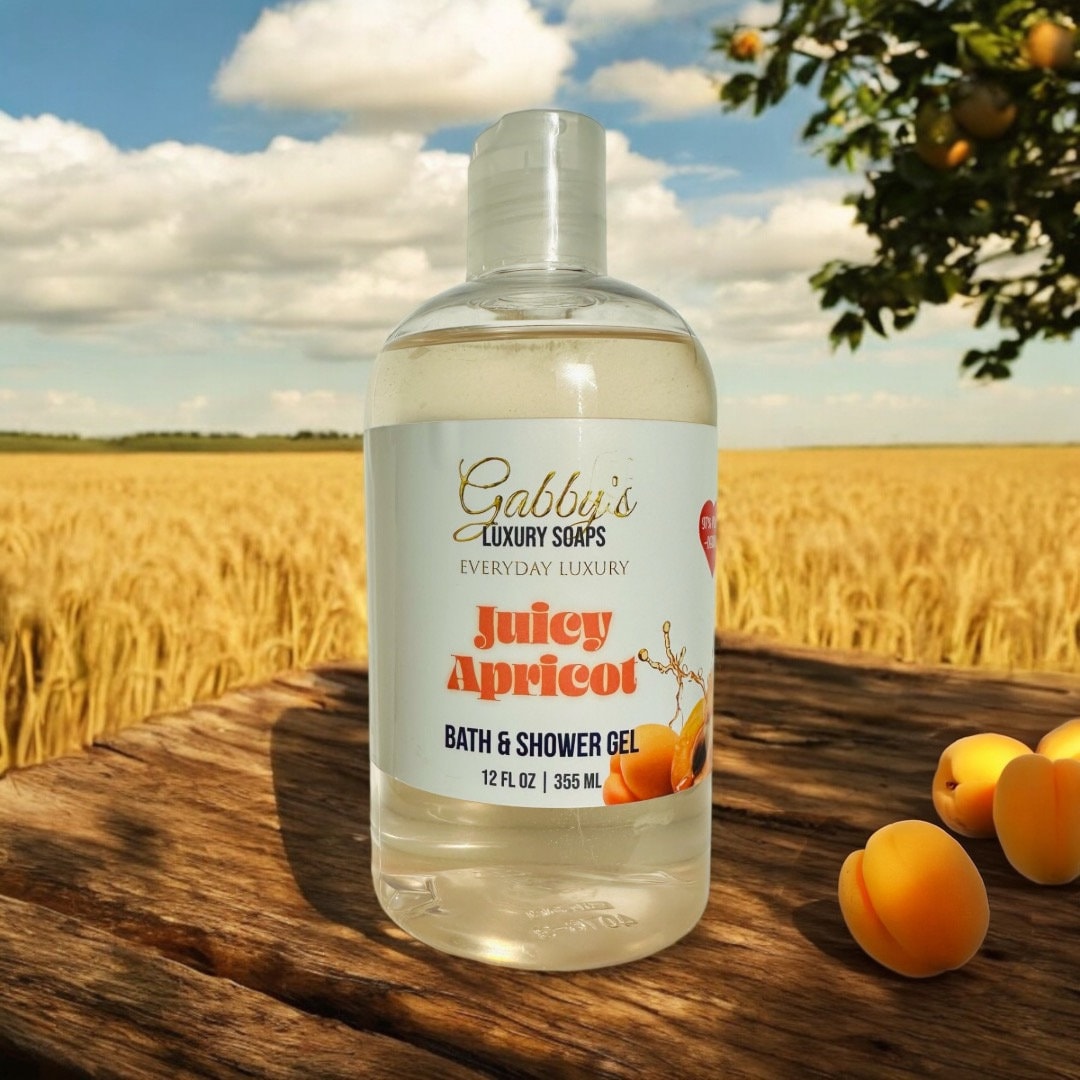 Juicy Apricot Plant-Based Bath & Shower Gel