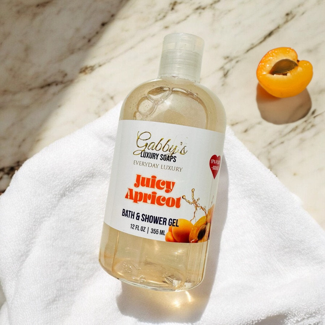 Juicy Apricot Plant-Based Bath & Shower Gel