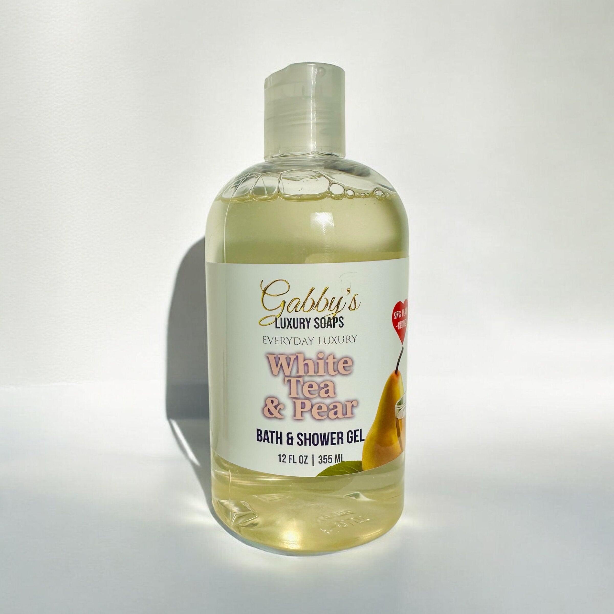 White Tea and Pear Plant-Based Bath & Shower Gel