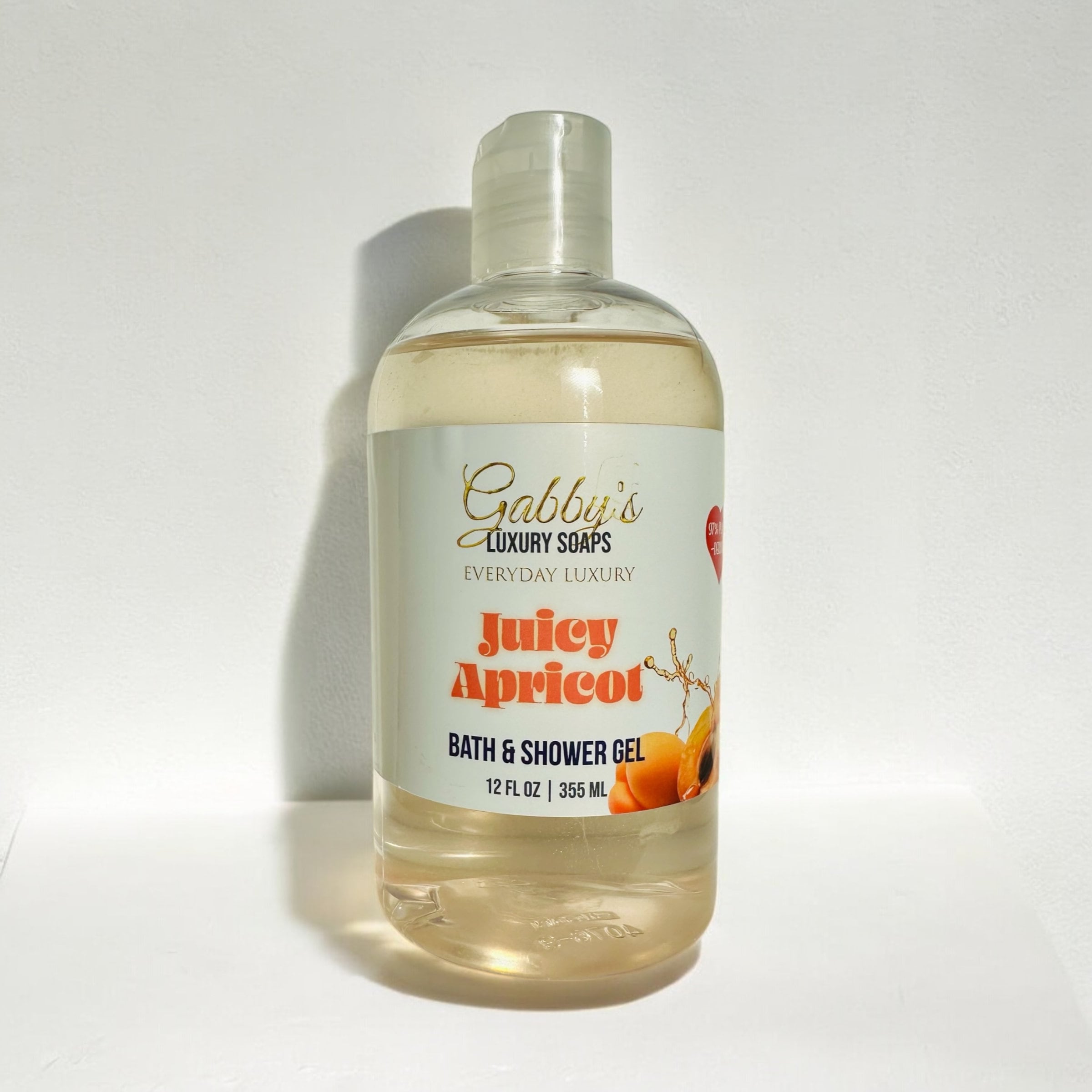 Juicy Apricot Plant-Based Bath & Shower Gel