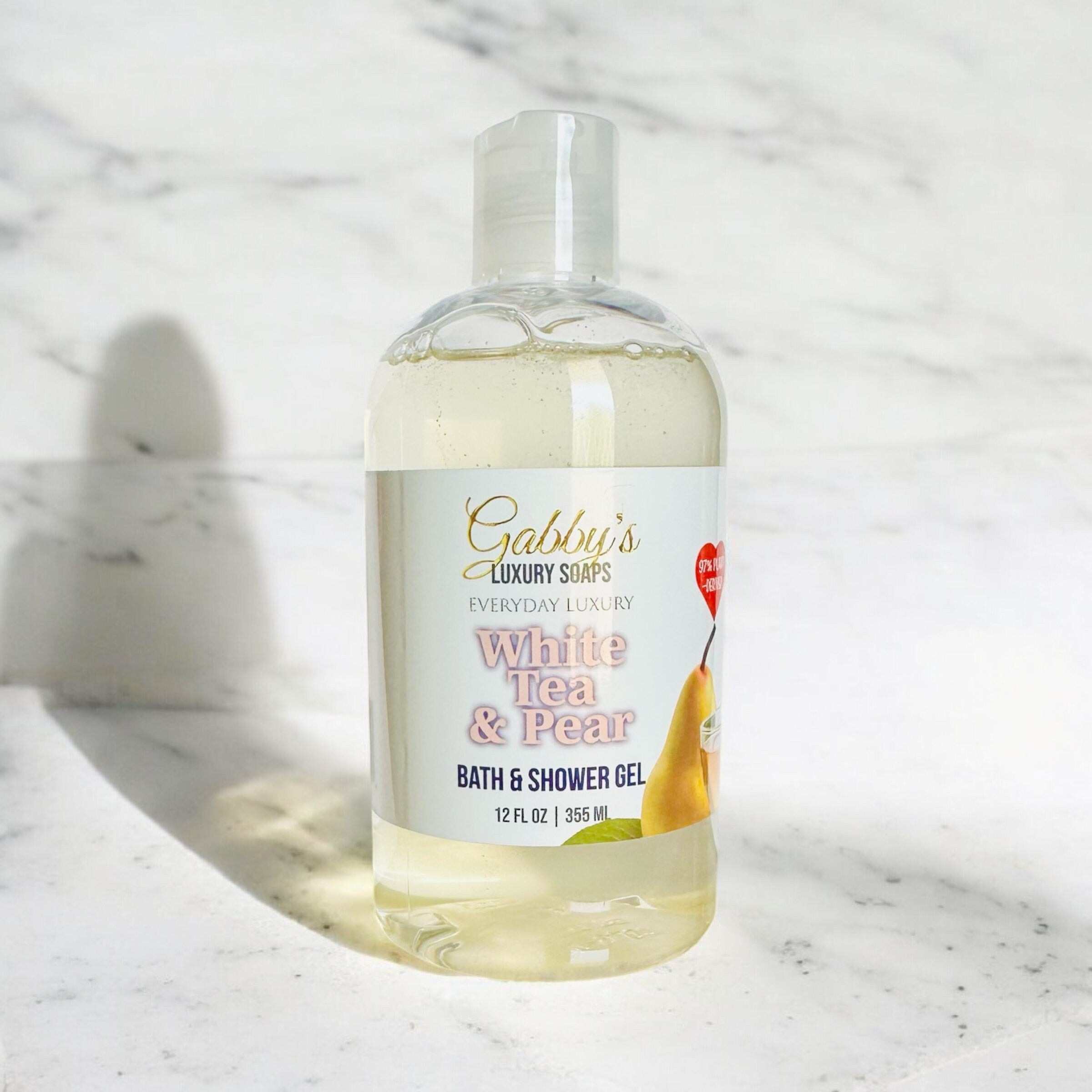 White Tea and Pear Plant-Based Bath & Shower Gel