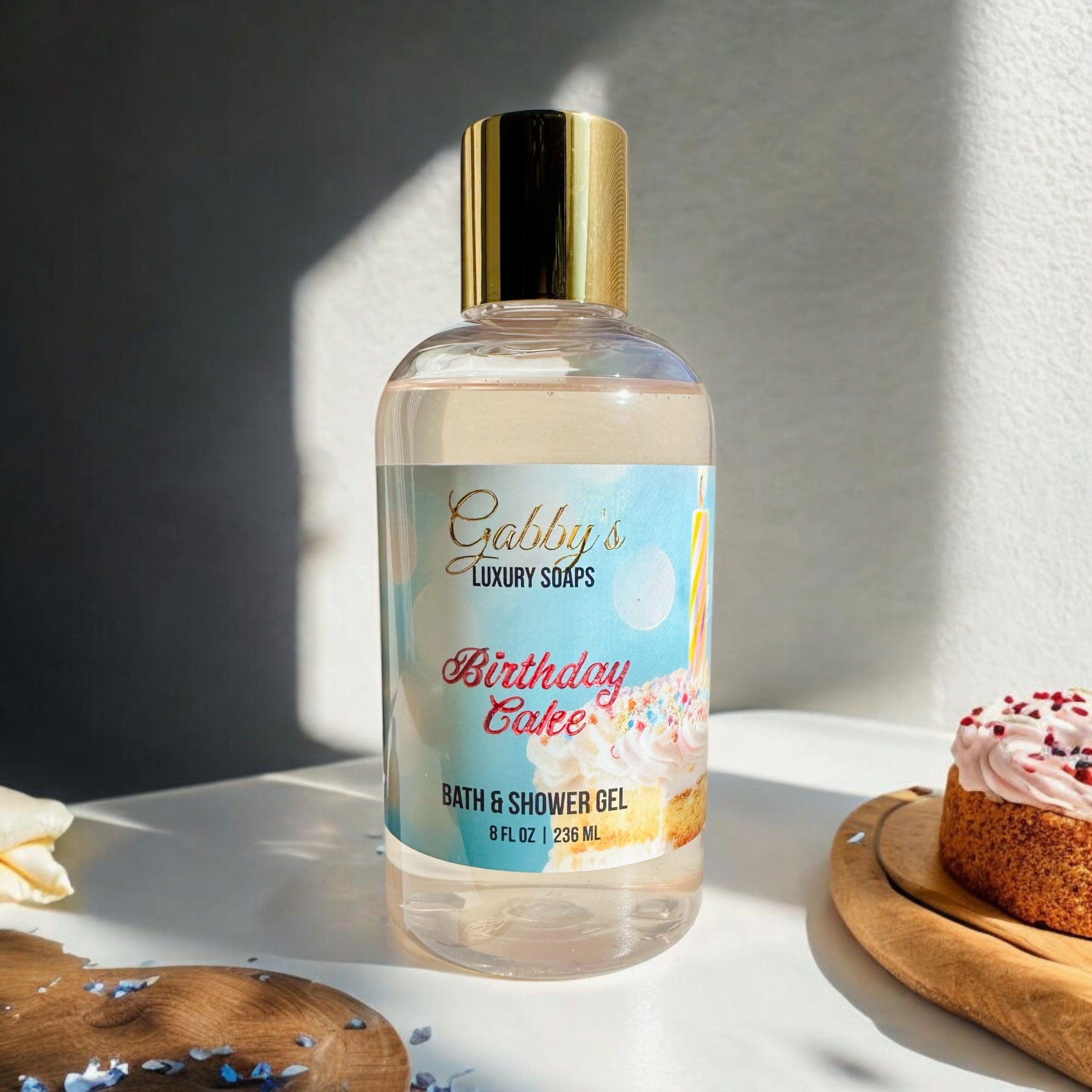 Birthday Cake Plant-Based Bath & Shower Gel - 8 Oz