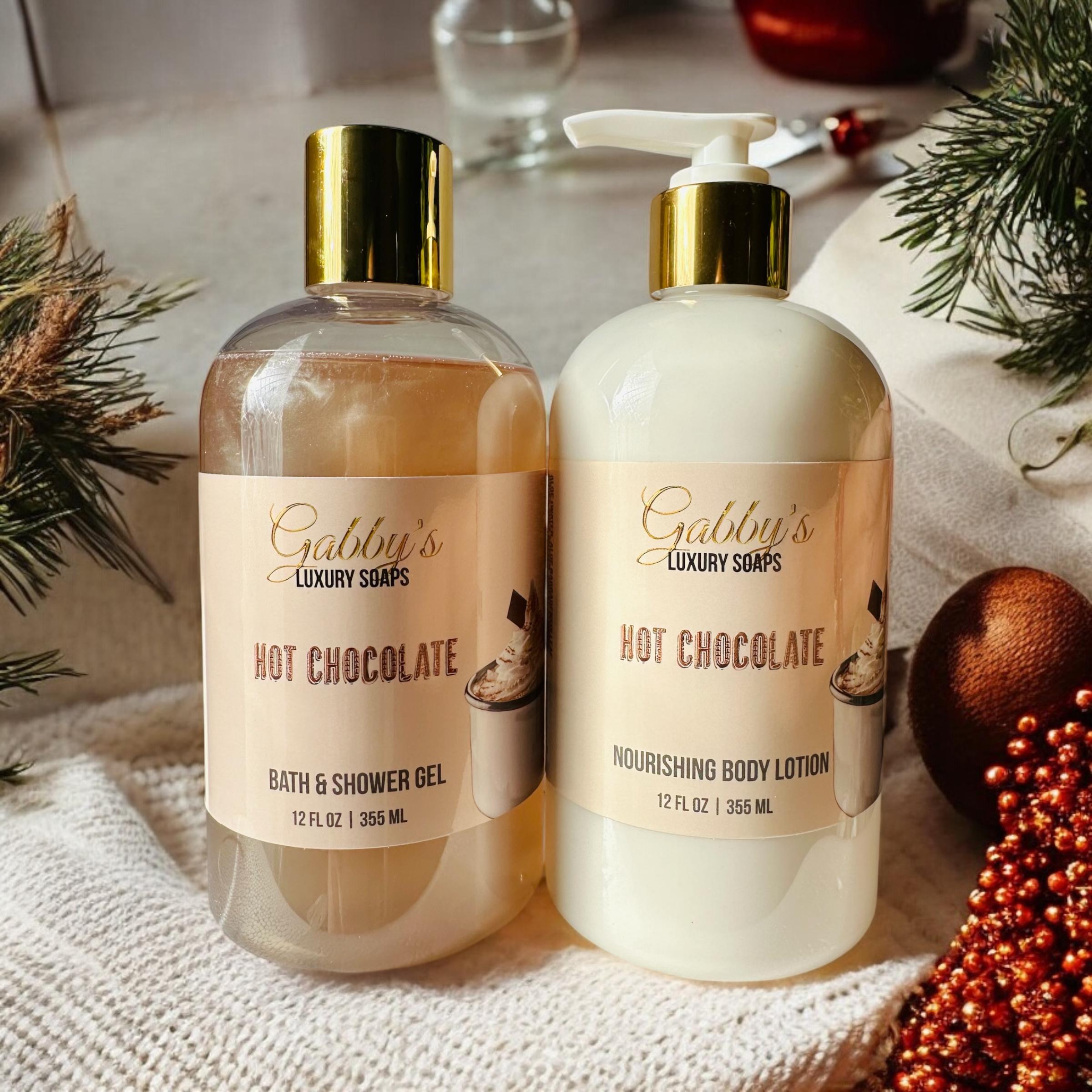 Hot Chocolate Plant-Based Bath & Shower Gel + Body Lotion