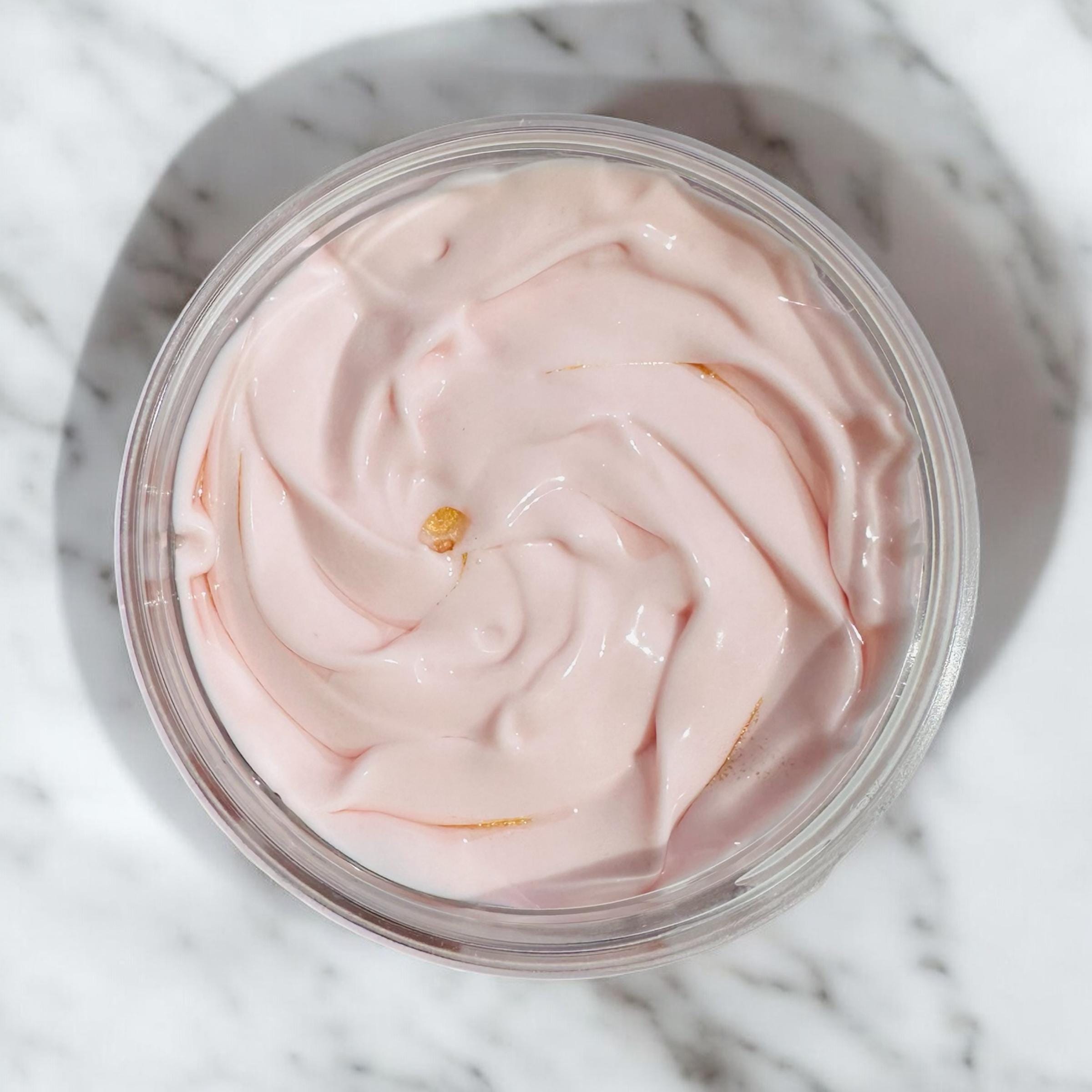 Rose Gold Scent Travel Size Nourishing No melt, Non-greasy Body Butter with Aloe, Shea, Kokum & Cupuacu Butter + Vitamin E 3oz