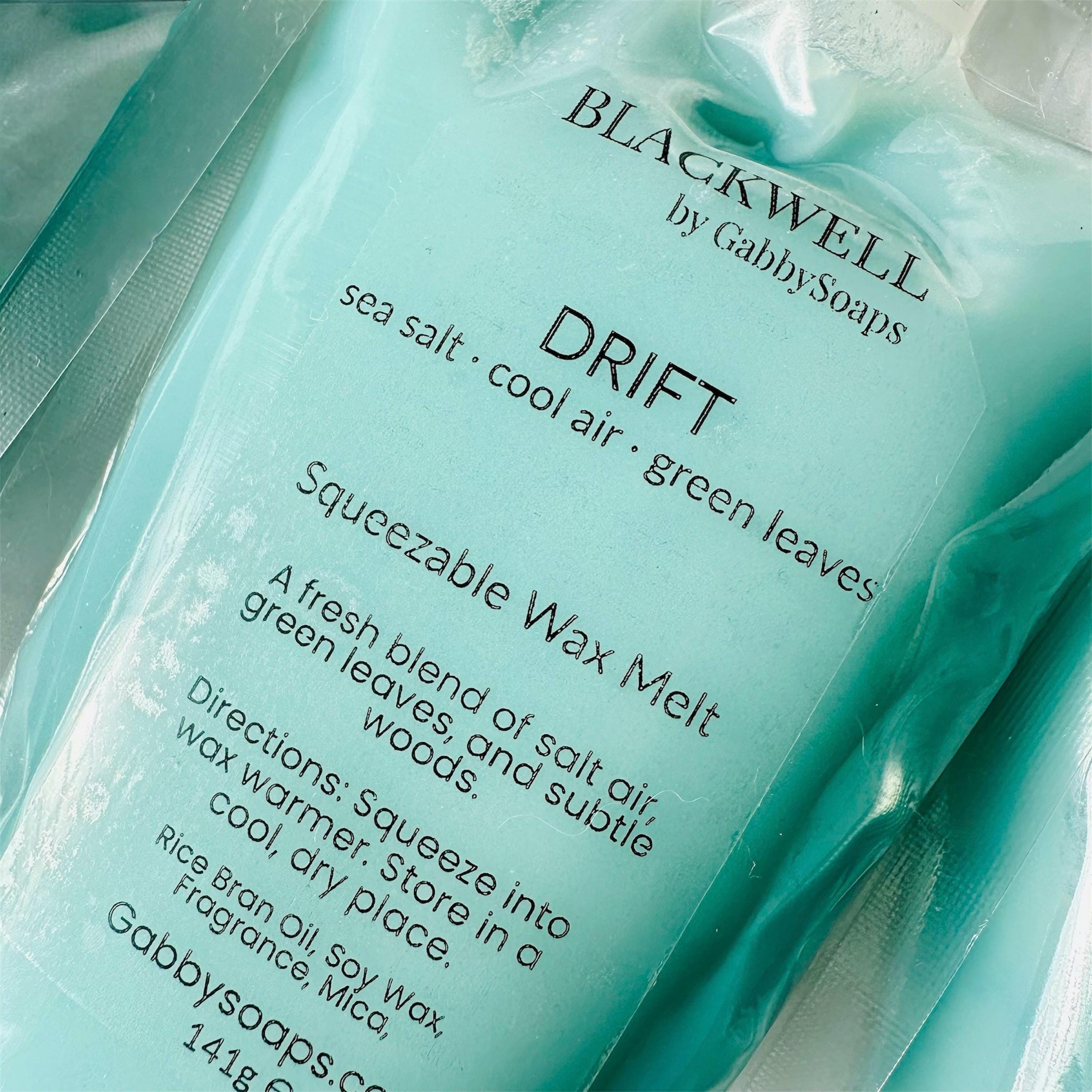 DRIFT Clean Scent · Ocean Breeze & Soft WoodsSqueeze Wax Melt – 5oz Pouch – Long-Lasting + Mess-Free – Clean Scented Wax for Warmers