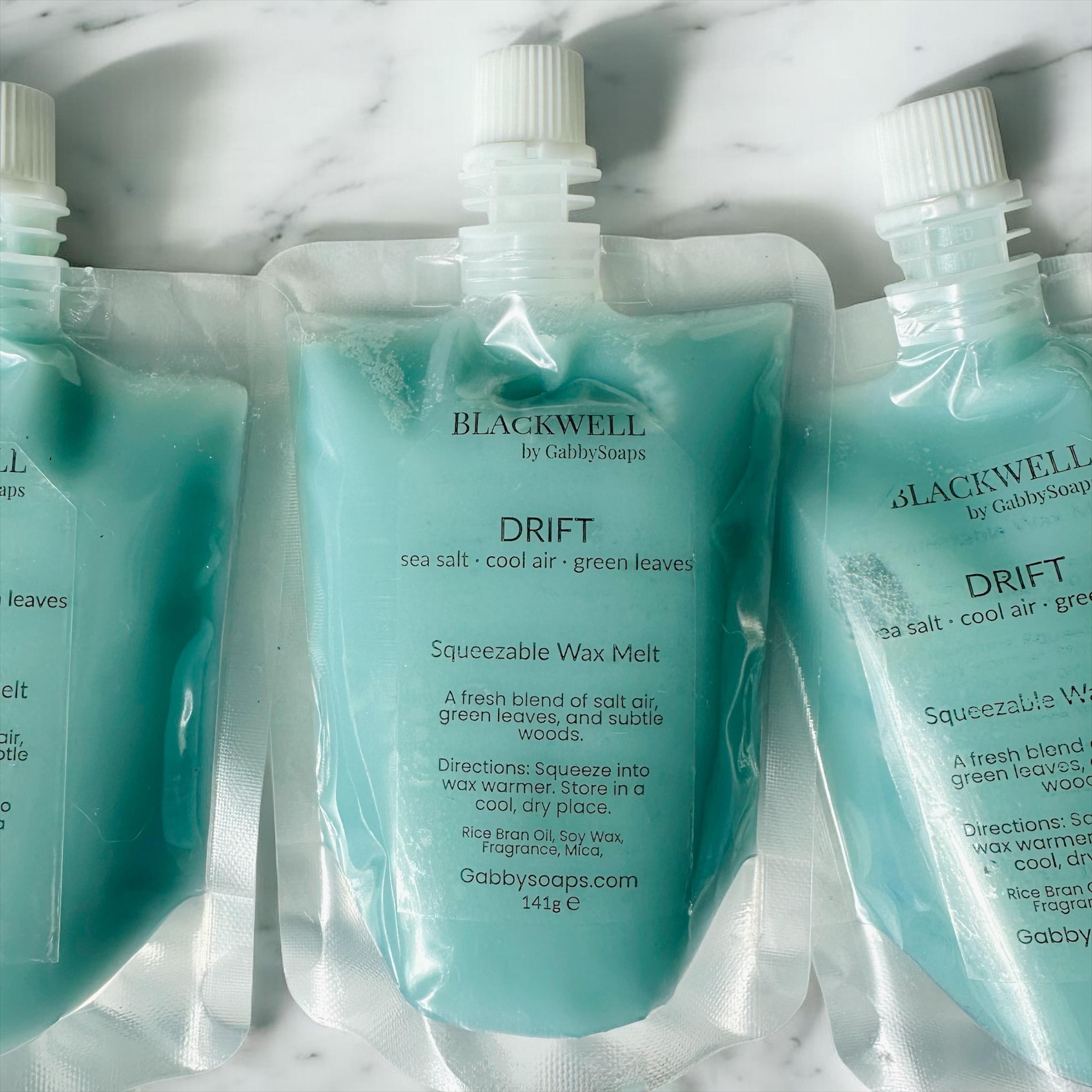 DRIFT Clean Scent · Ocean Breeze & Soft WoodsSqueeze Wax Melt – 5oz Pouch – Long-Lasting + Mess-Free – Clean Scented Wax for Warmers