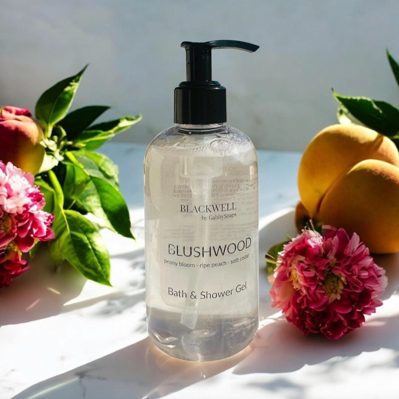 BLUSHWOOD Bath & Shower Gel – Blackwell by GabbySoaps | Romantic, Feminine Scent