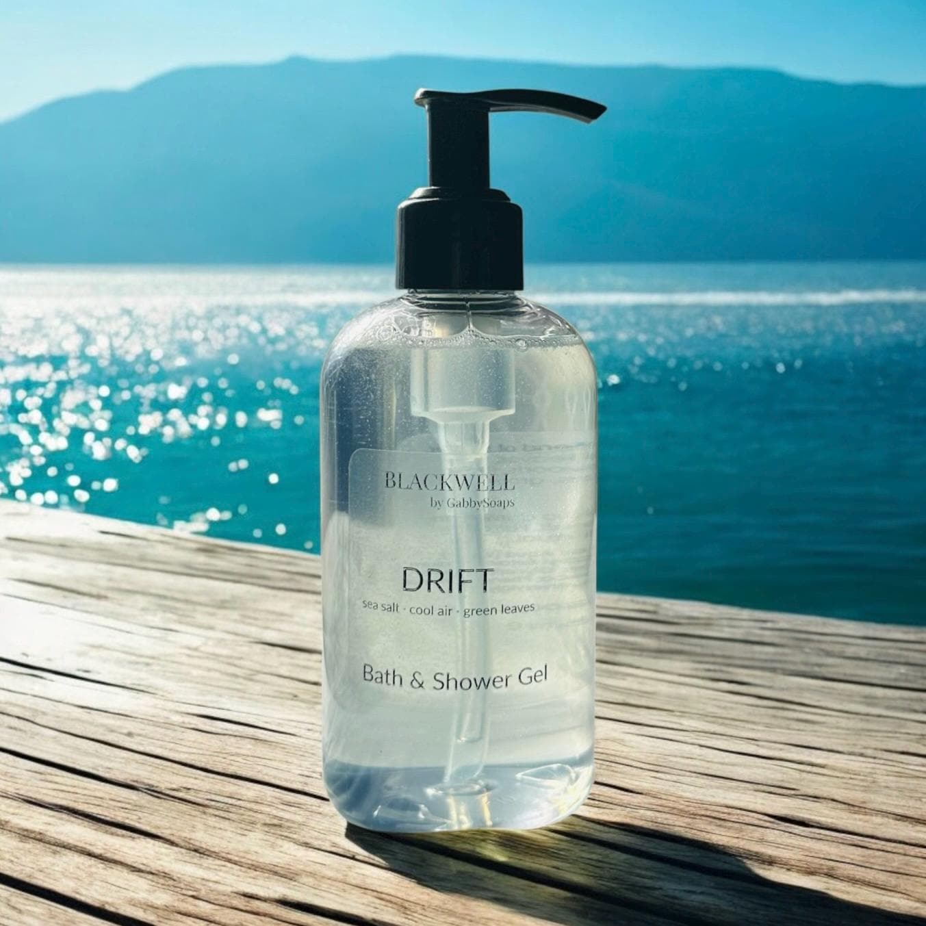 DRIFT Bath & Shower Gel – Blackwell by GabbySoaps | Fresh Masculine Oceanic Scent