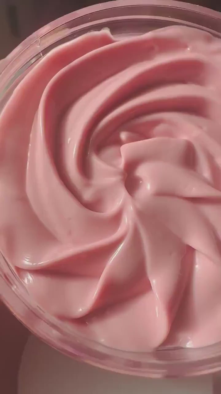 Black Cherry Merlot Scent Travel Size Nourishing No melt, Non-greasy Body Butter with Aloe, Shea, Kokum & Cupuacu Butter + Vitamin E 3oz